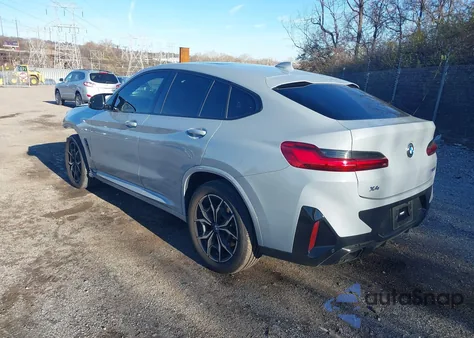2022 BMW X4 M40I z USA, uszkodzony, nr VIN 5UX43DT01N9L22353